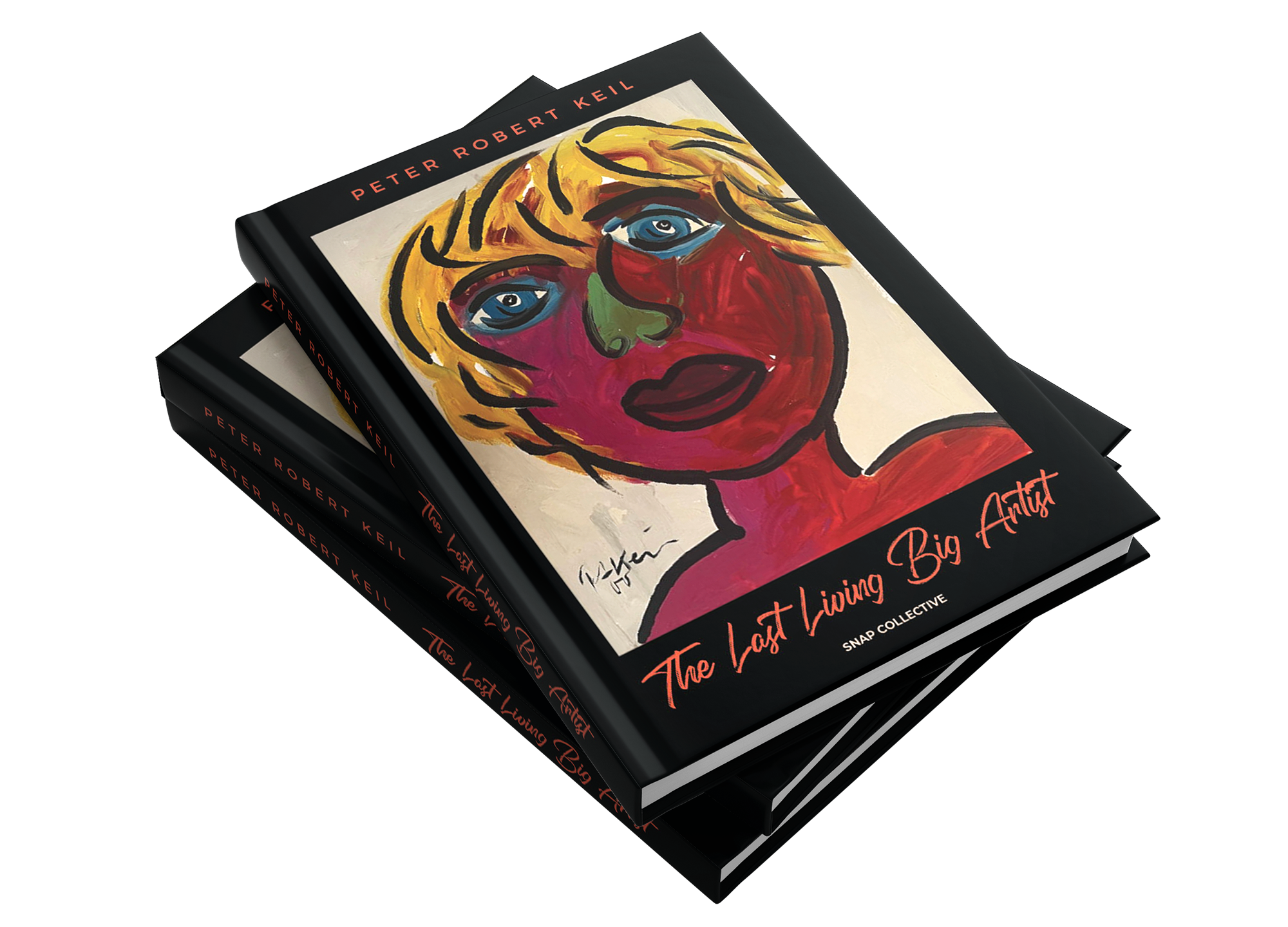 Peter Robert Keil — The Last Living Big Artist, publisher book cover photograph