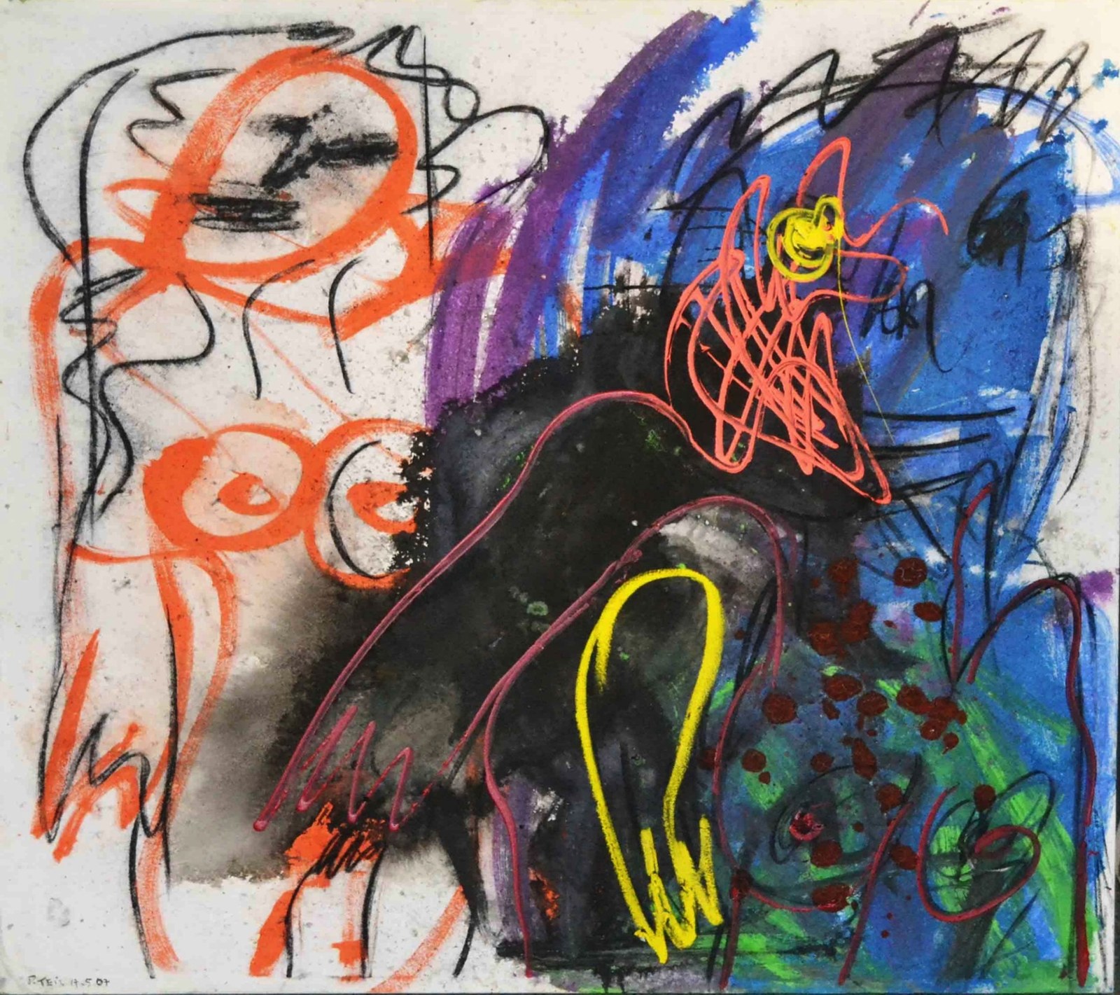 Artwork featured in the Galerie p13 exhibition announcement, 2016.